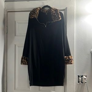 Shein leopard dress